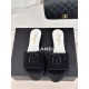 Bow chanel slippers