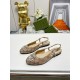 GUCCI Horse-bit buckle flat ballet shoes