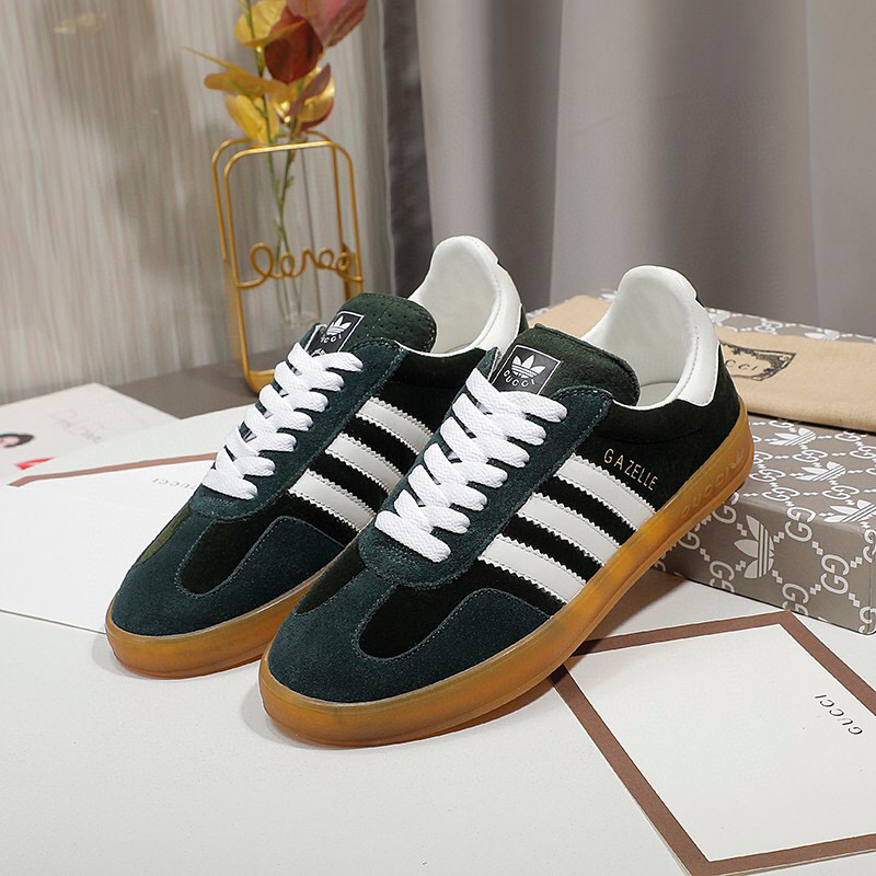 Adidas&GUCCI originals Gazalle Clover Classic Joker Leisure Shoes