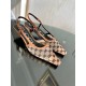 GUCCI Vintage Middle aged hot diamond mesh sandals