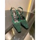 GUCCI Vintage Middle aged hot diamond mesh sandals