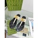 GUCCI Flat bottomed flip flops hardware GG logo