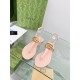 GUCCI Flat bottomed flip flops hardware GG logo