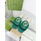 GUCCI Flat bottomed flip flops hardware GG logo