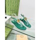 GUCCI Flat bottomed flip flops hardware GG logo