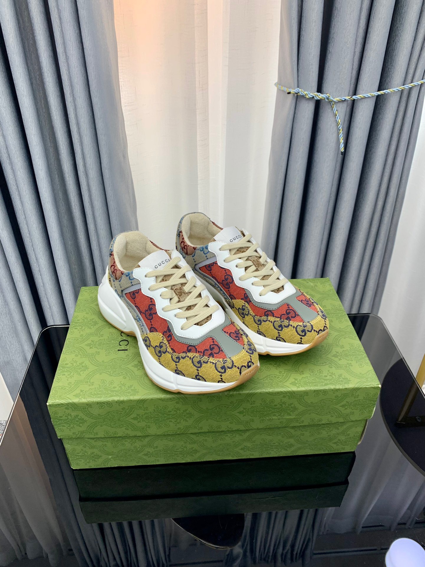 GUCCI Rhyton Same style dad shoes for both men and women