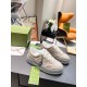 GUCCI Couple style thick soled small white shoes biscuit shoes