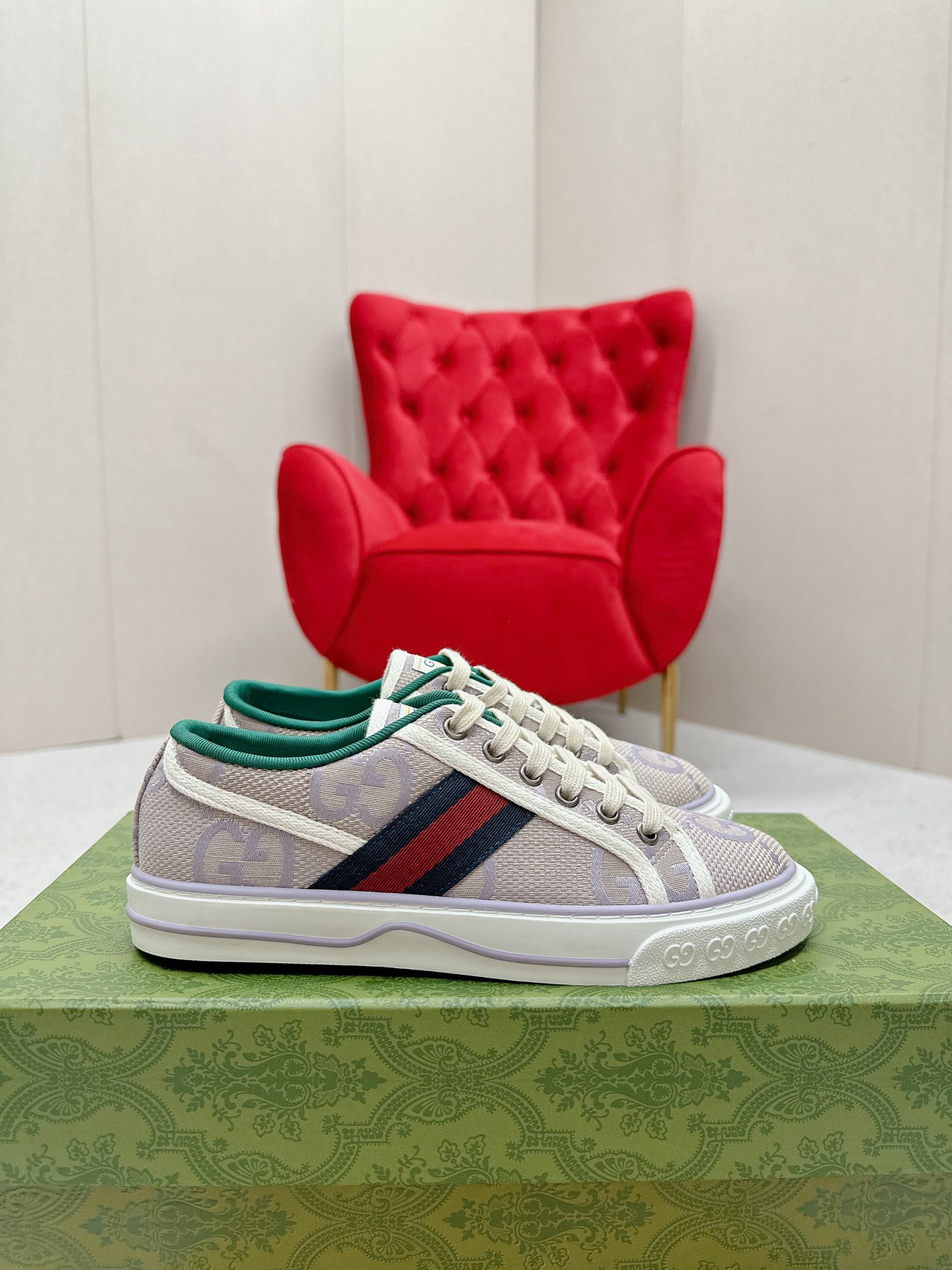 GUCCI tennis 1977 Classic canvas shoes