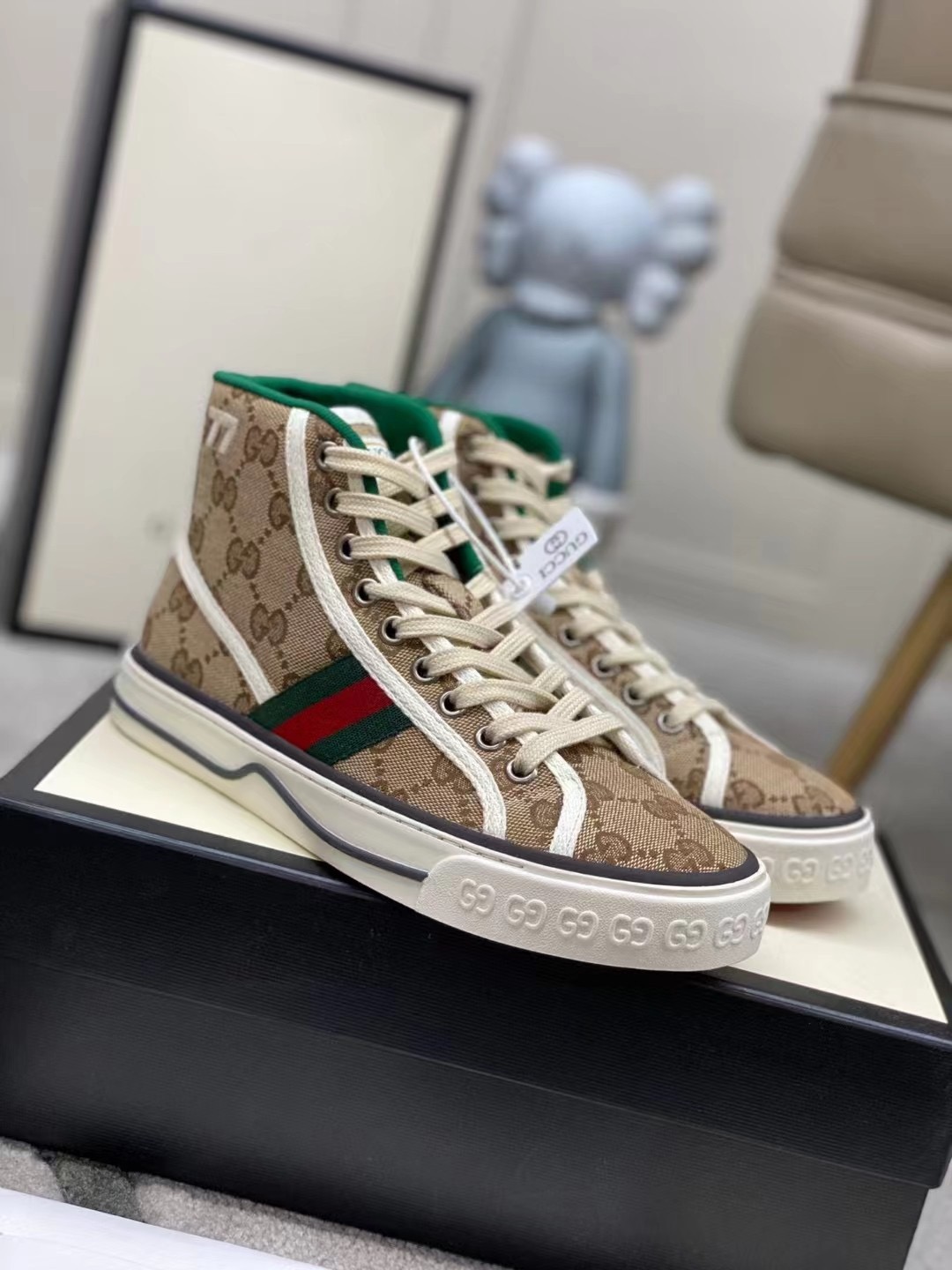 GUCCI tennis 1977 Classic canvas shoes