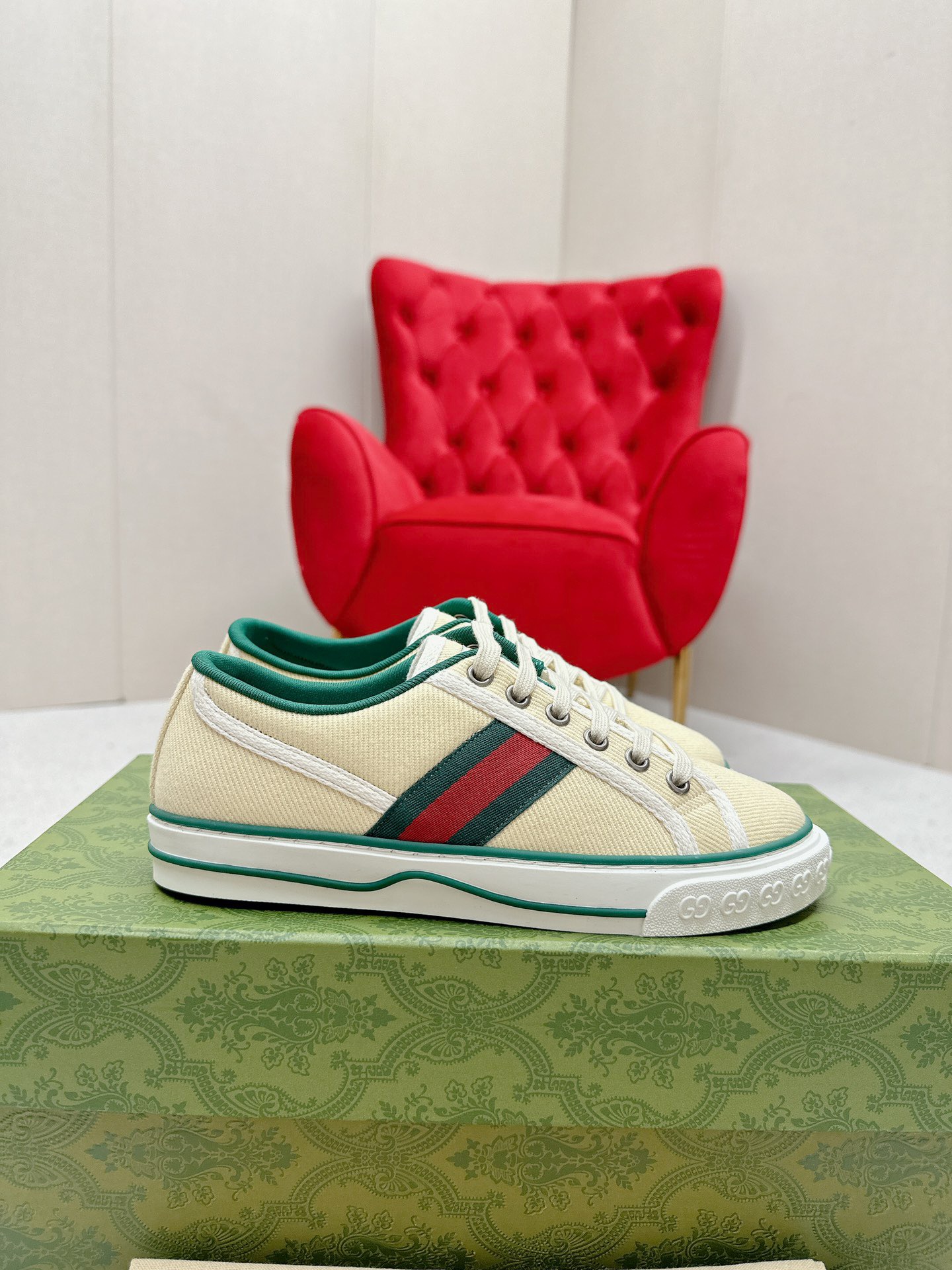 GUCCI tennis 1977 Classic canvas shoes