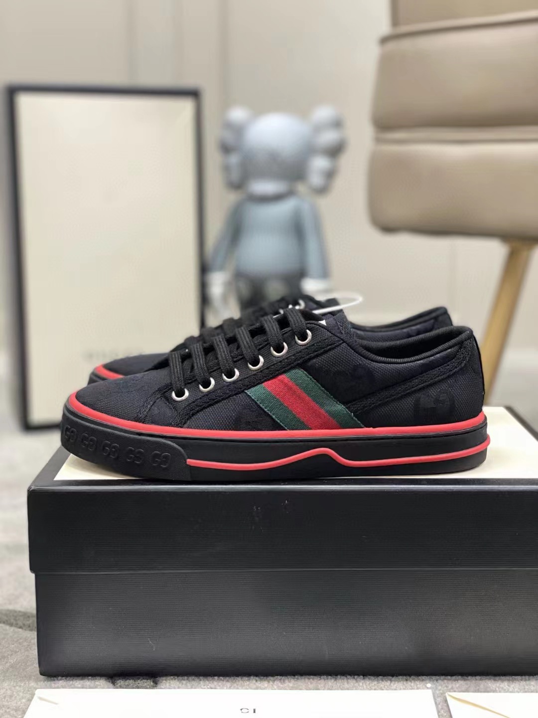 GUCCI tennis 1977 Classic canvas shoes