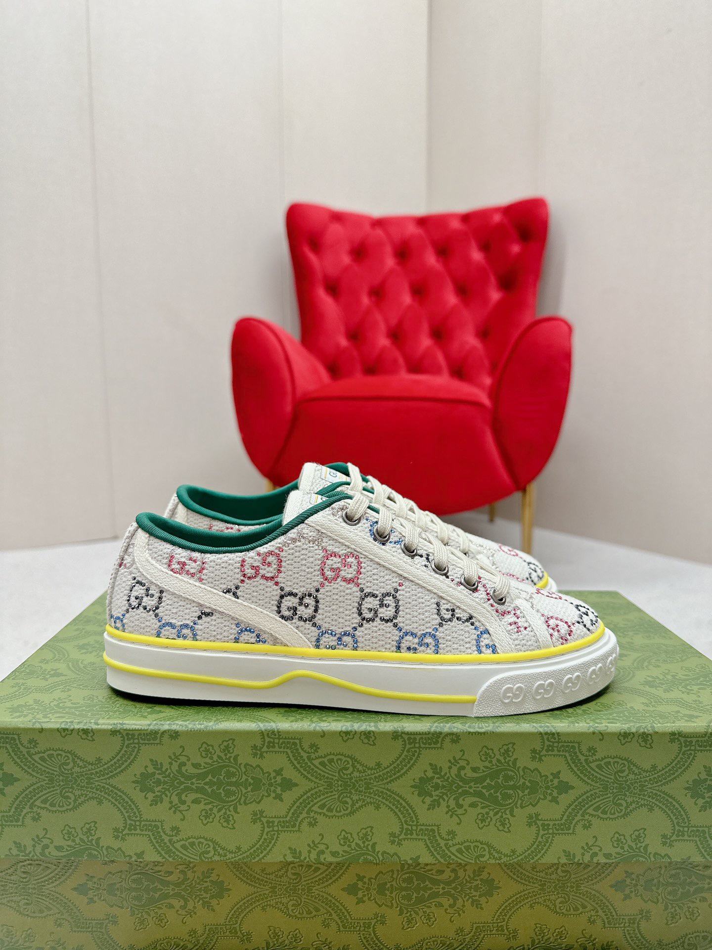 GUCCI tennis 1977 Classic canvas shoes