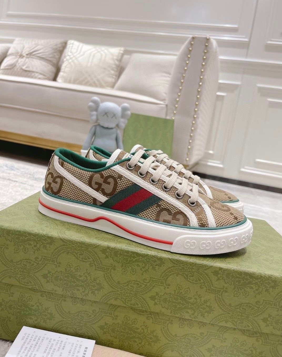 GUCCI tennis 1977 Classic canvas shoes