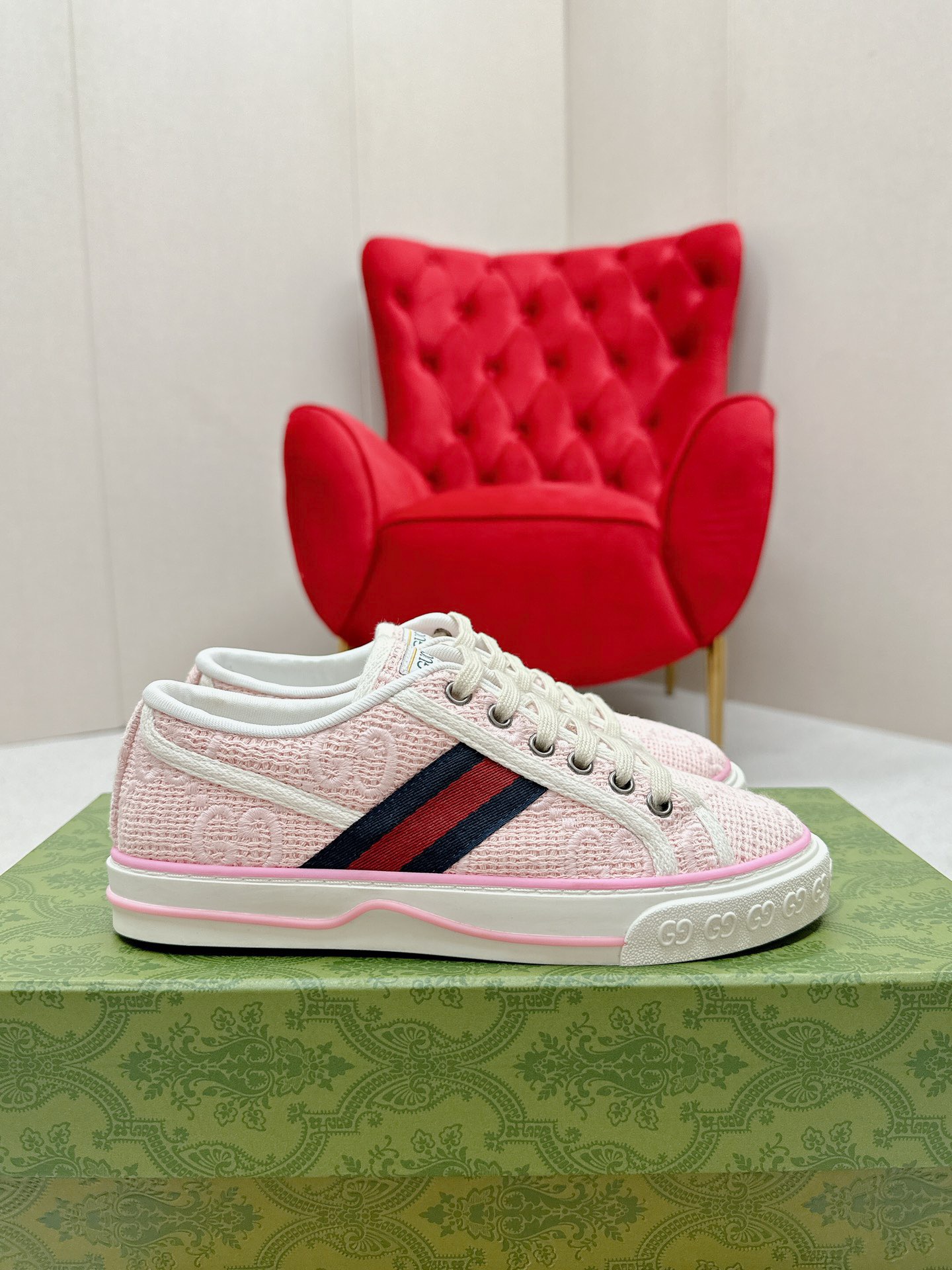 GUCCI tennis 1977 Classic canvas shoes