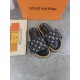 LV Pool Pillow Comfort Embossed logo flat bottom slippers