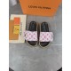 LV Pool Pillow Comfort Embossed logo flat bottom slippers