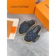 LV Pool Pillow Comfort Embossed logo flat bottom slippers