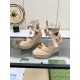 GUCCI New Slope Heel Thick Sole Fisherman Sandals