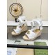 GUCCI New Slope Heel Thick Sole Fisherman Sandals