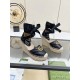 GUCCI New Slope Heel Thick Sole Fisherman Sandals