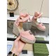 GUCCI New Slope Heel Thick Sole Fisherman Sandals