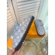 LV Monogram winterbreak comfert scuff slippers