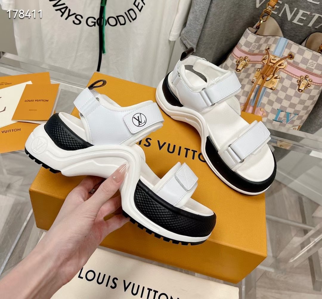 LV ARCHLIGHT Arch bridge thick soled sandals