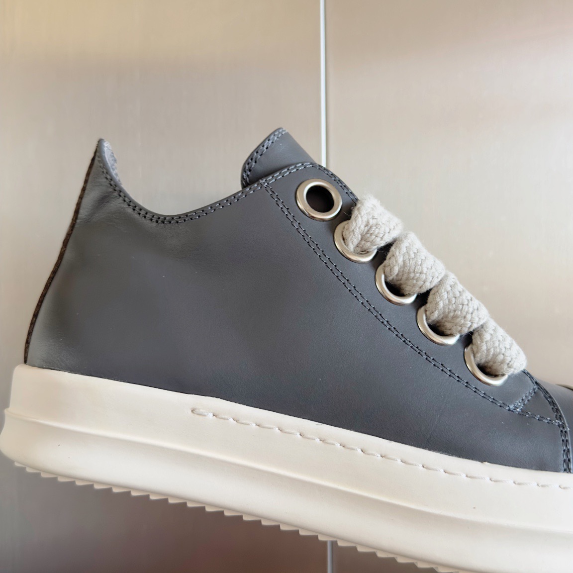 RICK OWENS LUXOR Retro casual canvas shoes