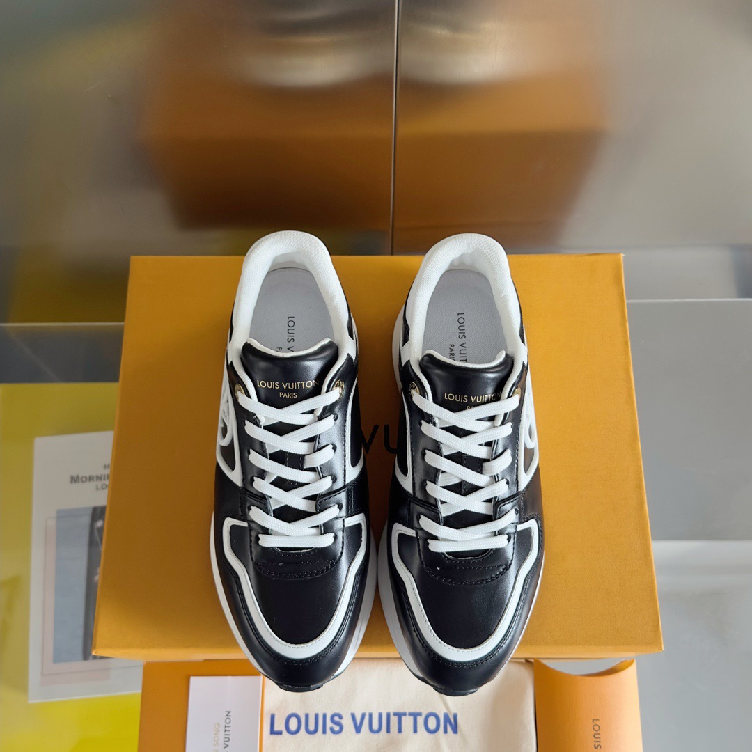 LV Neo Run Away Classic two tone patchwork casual shoes