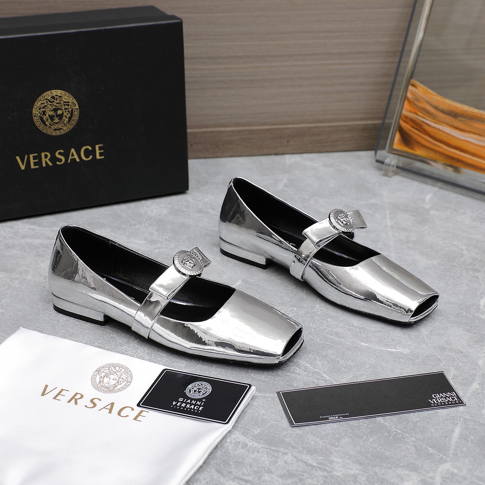 VERSACE Medusa's New Low Waterproof Platform Single Shoe Sandals