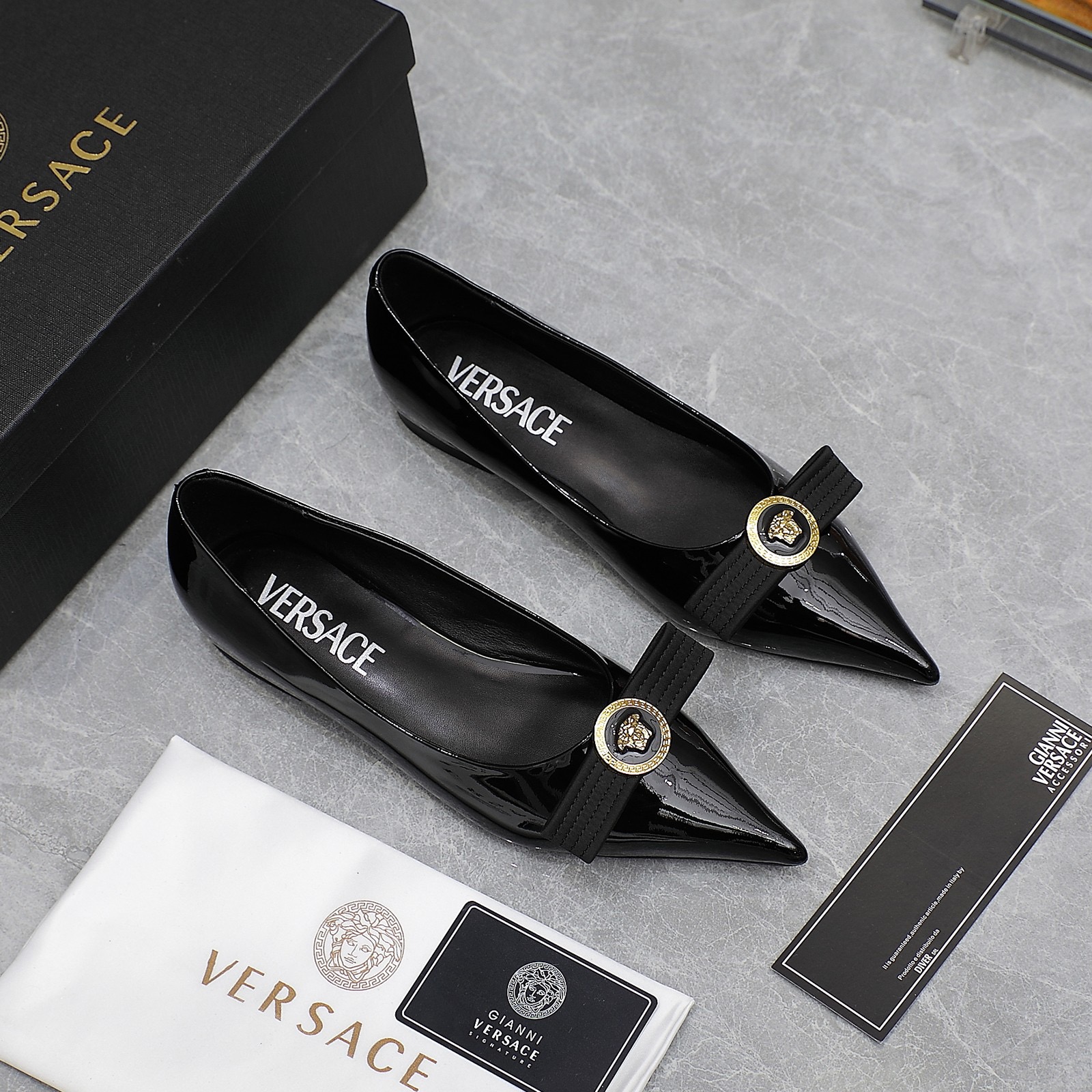 VERSACE Medusa's New Low Waterproof Platform Single Shoe Sandals