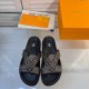 LV Hot diamond rubber slippers