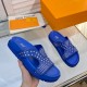 LV Hot diamond rubber slippers