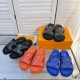 LV Hot diamond rubber slippers