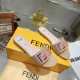 Fendi 5D color embroidered flat bottomed slippers