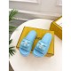 Fendi Space cotton pocket casual slippers