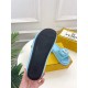 Fendi Space cotton pocket casual slippers