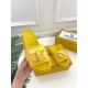 Fendi Space cotton pocket casual slippers