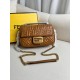 Fendi Classic Baguette Canvas Crafted Shoulder Bag