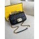 Fendi Classic Baguette Canvas Crafted Shoulder Bag