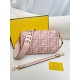 Fendi Classic Baguette Canvas Crafted Shoulder Bag