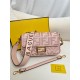 Fendi Classic Baguette Canvas Crafted Shoulder Bag