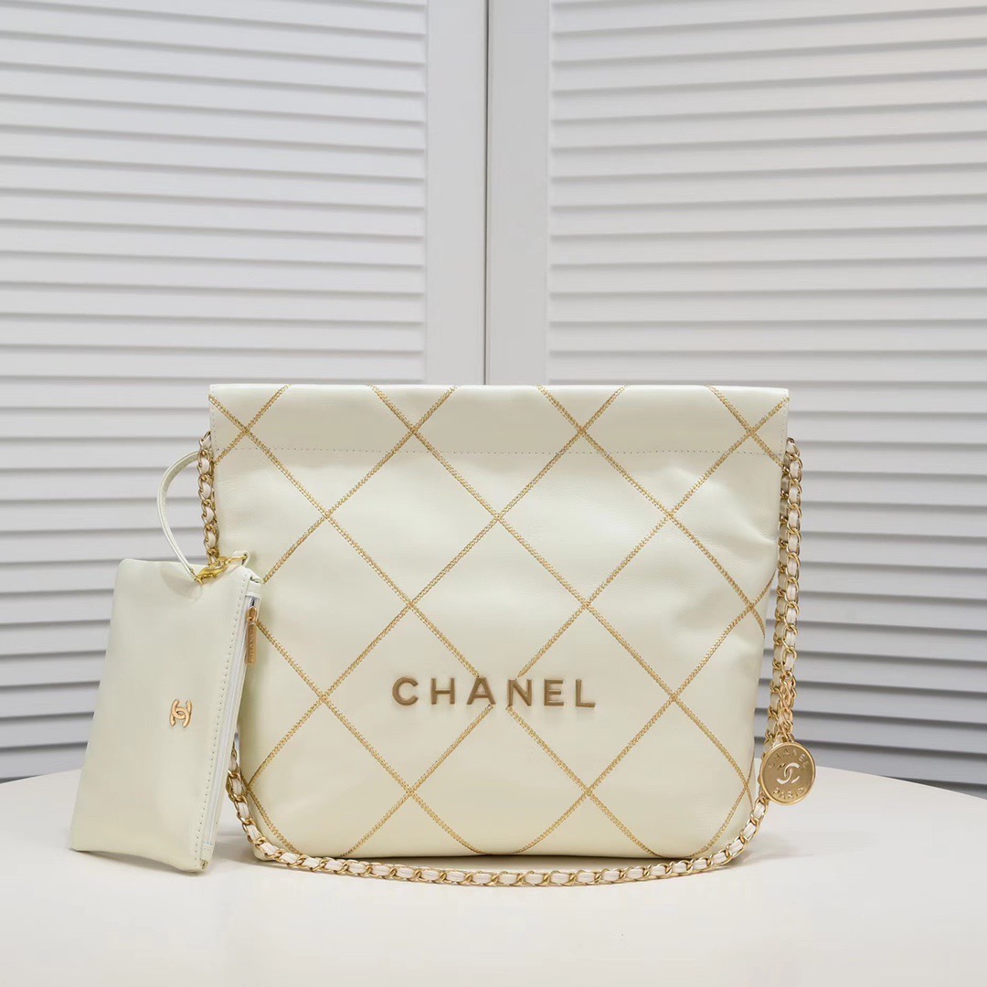 CHANEL Leisure drawstring snug fit bag