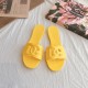 Dolce&Gabbana 3D logo flat bottom slippers