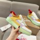 Christian Louboutin Astroloibi couple thick soled sneakers