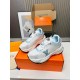 LV Run55 patchwork mesh sports shoes