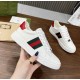 GUCCI Men's and women's sports and leisure small white shoes