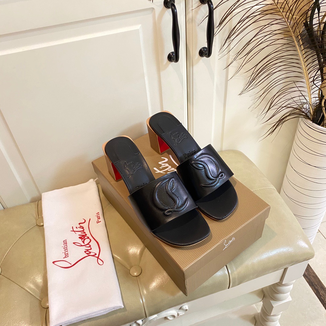 Christian Louboutin Mule Embossed slippers