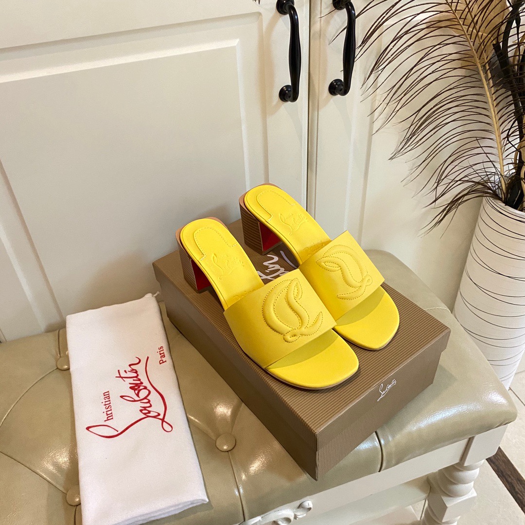 Christian Louboutin Mule Embossed slippers