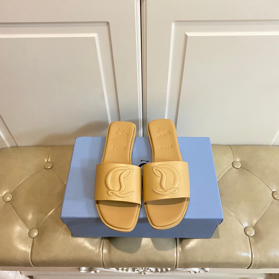 Christian Louboutin Mule Embossed slippers